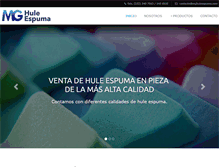 Tablet Screenshot of mghuleespuma.com